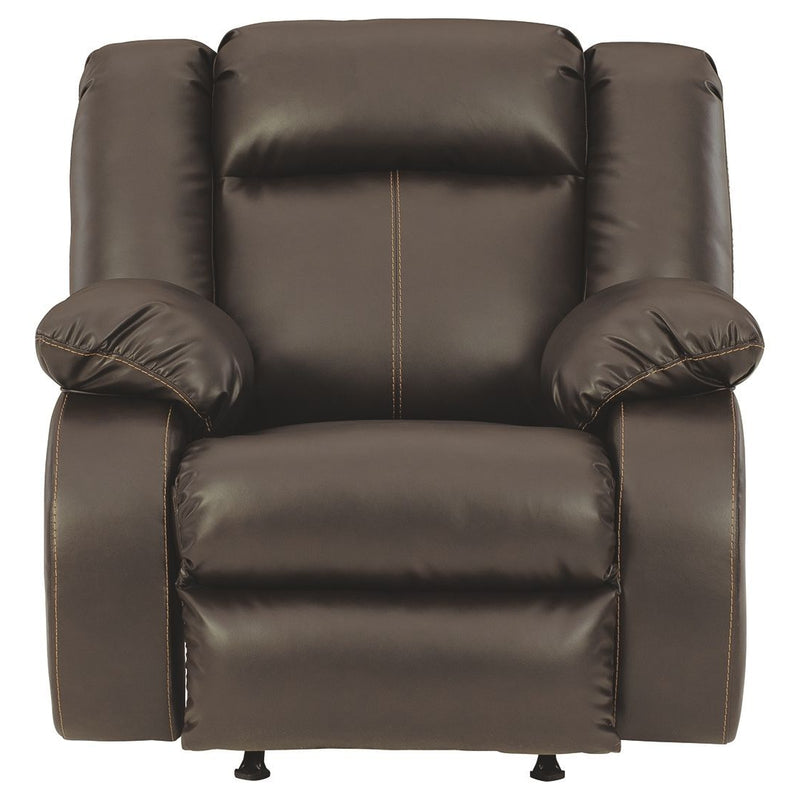 Denoron - Chocolate - Power Rocker Recliner-Washburn's Home Furnishings