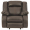 Denoron - Chocolate - Power Rocker Recliner-Washburn's Home Furnishings