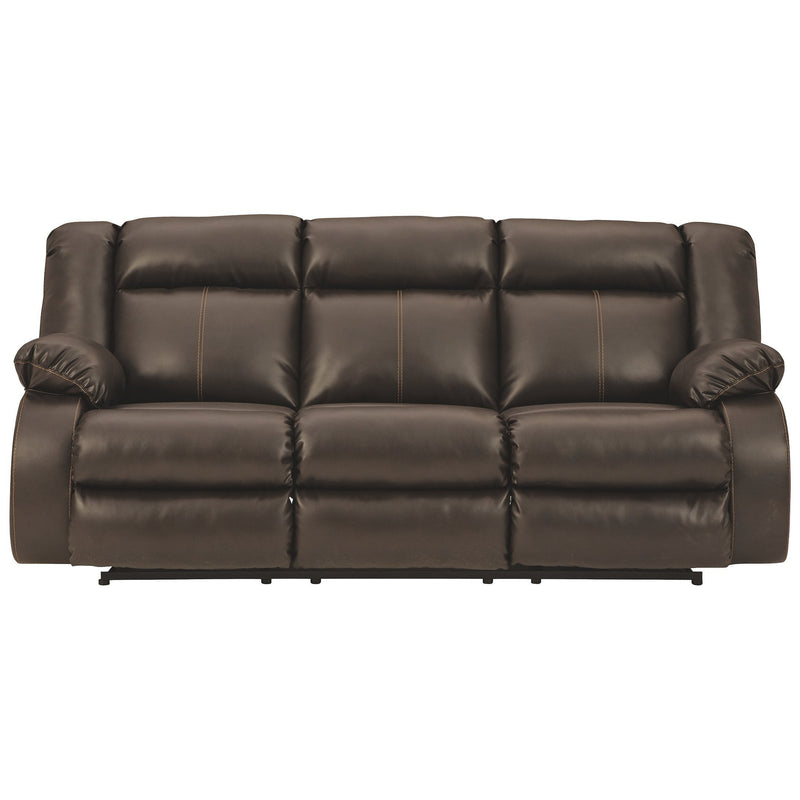 Denoron - Chocolate - Reclining Power Sofa-Washburn's Home Furnishings