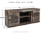 Derekson - Multi Gray - Lg Tv Stand W/fireplace Option-Washburn's Home Furnishings