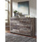 Derekson - Multi Gray - Six Drawer Dresser-Washburn's Home Furnishings