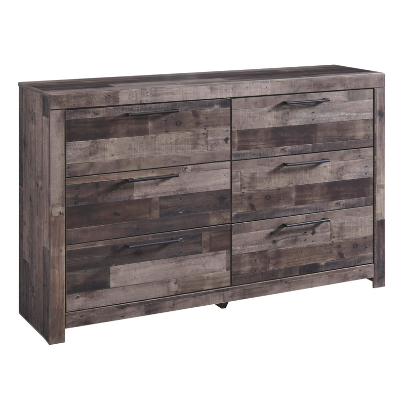 Derekson - Multi Gray - Six Drawer Dresser-Washburn's Home Furnishings