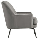 Dericka - Steel - Accent Chair-Washburn's Home Furnishings