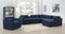 Destino - Midnight Blue - 6 Pc Power Sectional-Washburn's Home Furnishings