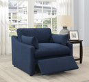 Destino - Power Recliner - Blue-Washburn's Home Furnishings