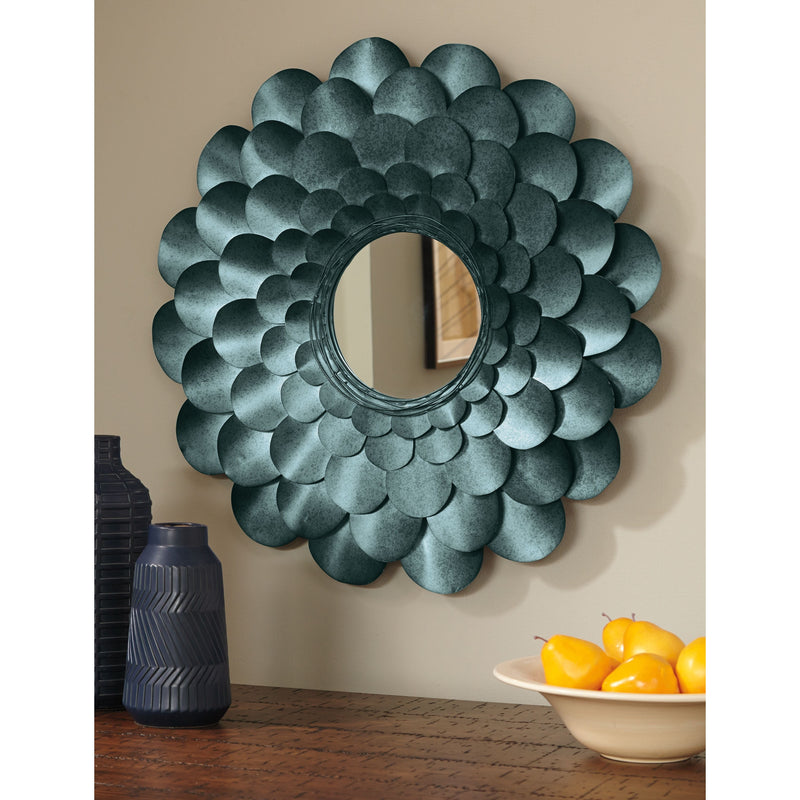 Deunoro - Blue - Accent Mirror-Washburn's Home Furnishings