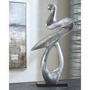 Devri - Black/silver Finish - Sculpture-Washburn's Home Furnishings