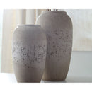 Dimitra - Brown/cream - Vase Set (2/cn)-Washburn's Home Furnishings