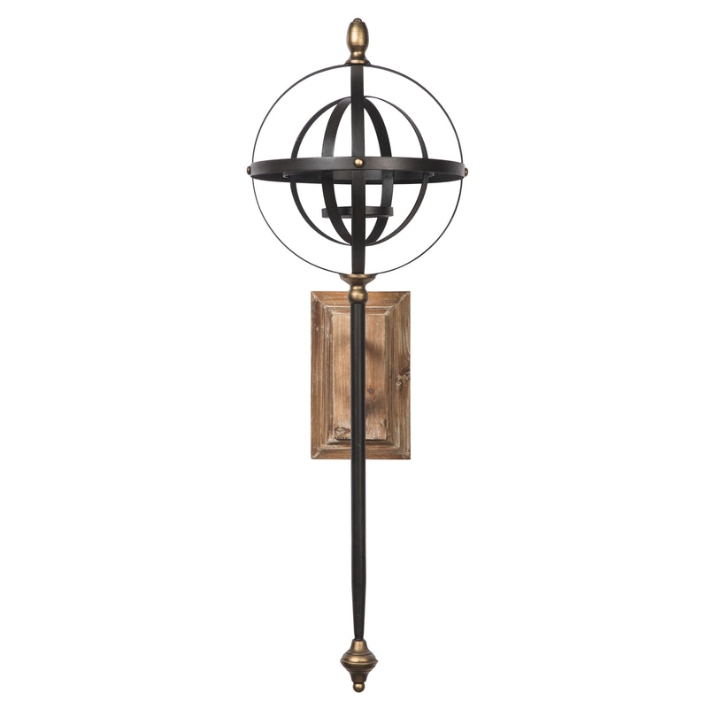 Dina - Black/gold Finish - Wall Sconce-Washburn's Home Furnishings