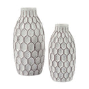 Dionna - White - Vase Set (2/cn)-Washburn's Home Furnishings