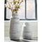 Donaver - Gray/white - Vase Set (2/cn)-Washburn's Home Furnishings