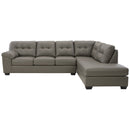 Donlen - Gray - Left Arm Facing Sofa 2 Pc Sectional-Washburn's Home Furnishings