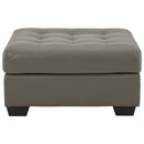 Donlen - Gray - Oversized Accent Ottoman-Washburn's Home Furnishings