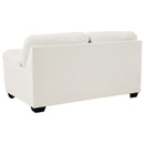 Donlen - White - Loveseat-Washburn's Home Furnishings