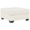 Donlen - White - Oversized Accent Ottoman-Washburn's Home Furnishings