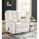 Donlen - White - Rocker Recliner-Washburn's Home Furnishings