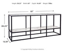 Donnesta - Gray/black - Extra Large Tv Stand-Washburn's Home Furnishings