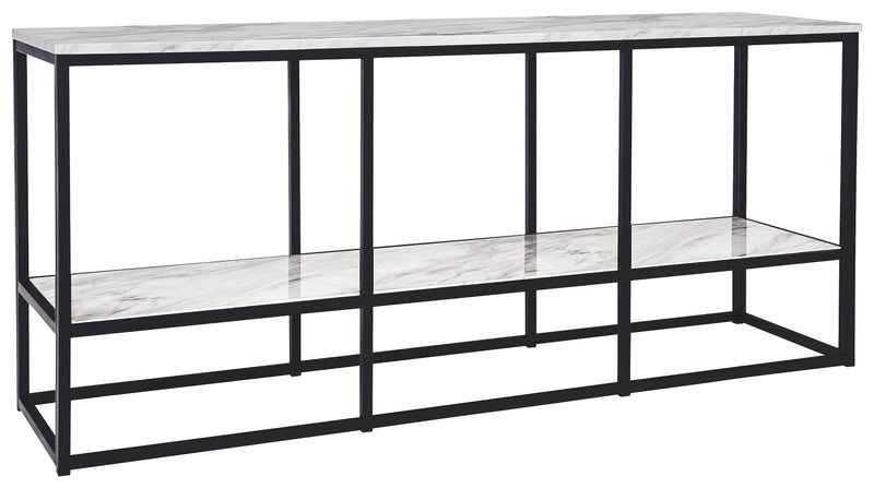 Donnesta - Gray/black - Extra Large Tv Stand-Washburn's Home Furnishings