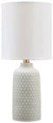 Donnford - Gray - Ceramic Table Lamp (1/cn)-Washburn's Home Furnishings