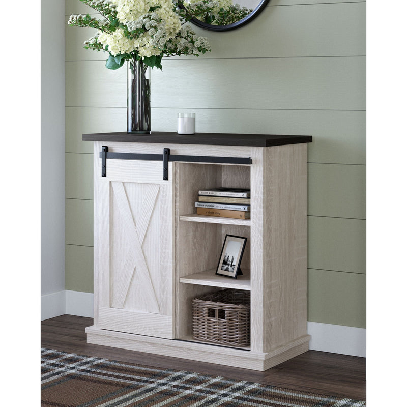 Dorrinson - Antique White - Accent Cabinet-Washburn's Home Furnishings