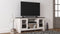 Dorrinson - White / Black / Gray - 2 Pc. - 60" Tv Stand With Faux Firebrick Fireplace Insert-Washburn's Home Furnishings