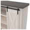 Dorrinson - White / Black / Gray - Medium Tv Stand-Washburn's Home Furnishings