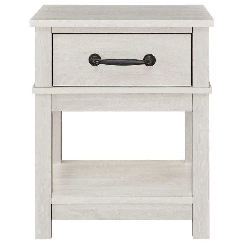 Dorrinson - White - One Drawer Night Stand-Washburn's Home Furnishings