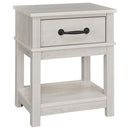 Dorrinson - White - One Drawer Night Stand-Washburn's Home Furnishings