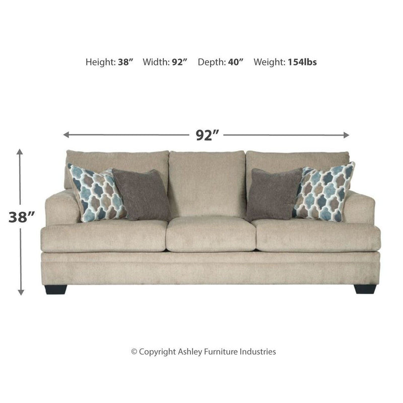 Dorsten - Sisal - Sofa-Washburn's Home Furnishings