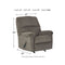 Dorsten - Slate - Rocker Recliner-Washburn's Home Furnishings