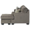 Dorsten - Slate - Sofa Chaise-Washburn's Home Furnishings