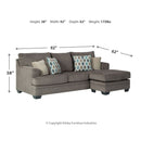 Dorsten - Slate - Sofa Chaise-Washburn's Home Furnishings