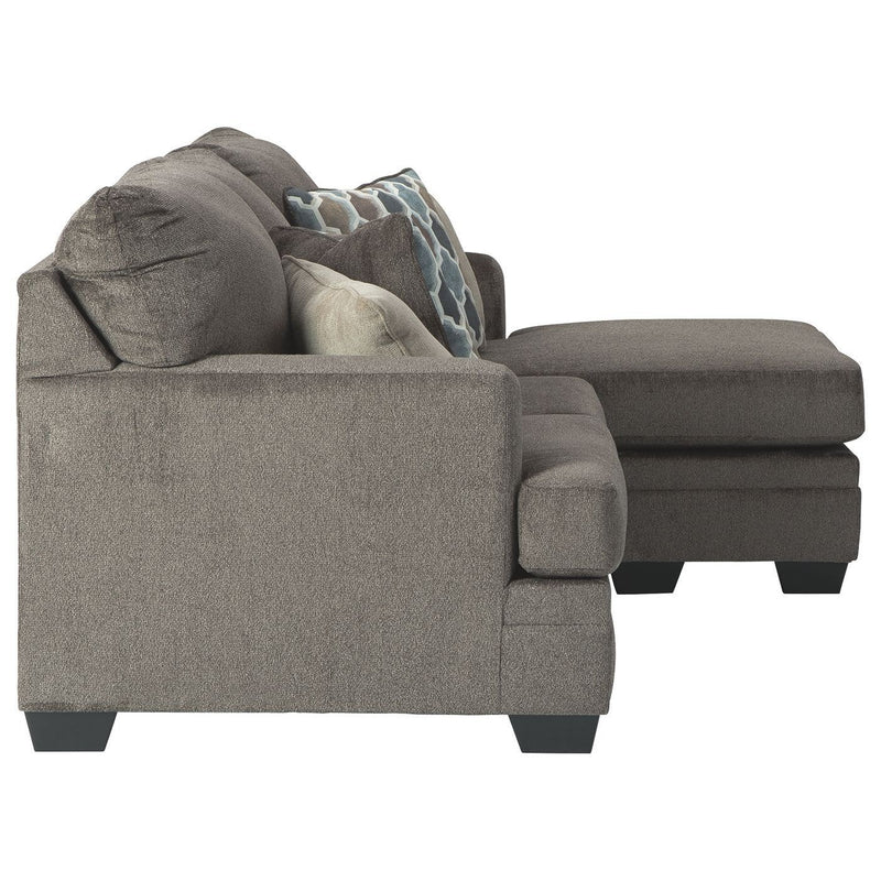 Dorsten - Slate - Sofa Chaise-Washburn's Home Furnishings