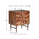 Dorvale - Brown / Beige - Accent Cabinet-Washburn's Home Furnishings