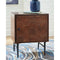 Dorvale - Medium Brown - Accent Cabinet-Washburn's Home Furnishings