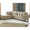 Dovemont - Putty - Left Arm Facing Chaise 2 Pc Sectional-Washburn's Home Furnishings