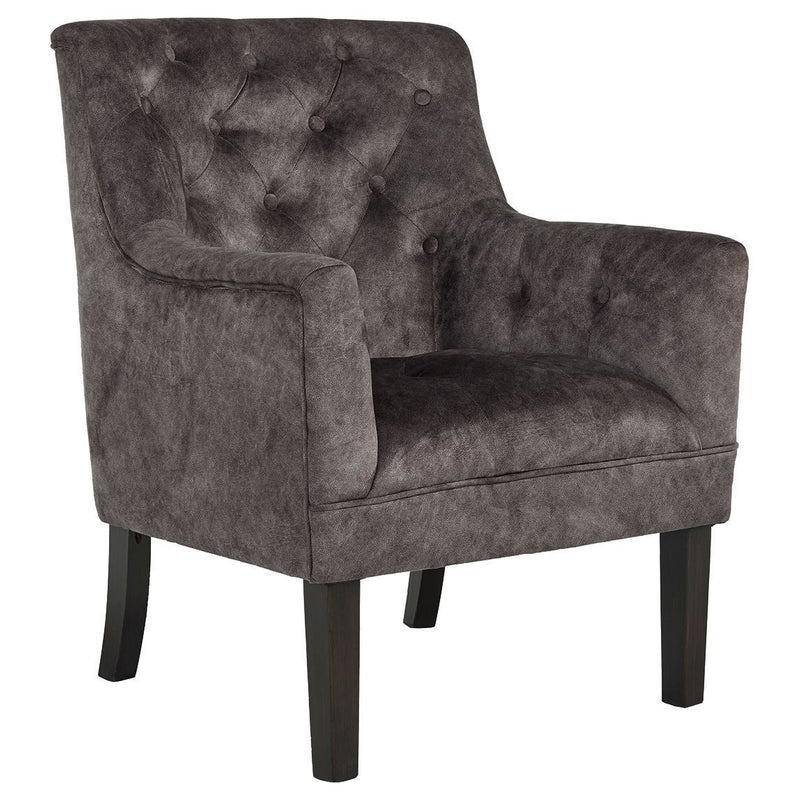 Drakelle - Charcoal Gray - Accent Chair-Washburn's Home Furnishings