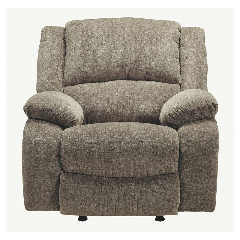 Draycoll - Beige - Rocker Recliner-Washburn's Home Furnishings