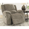 Draycoll - Beige - Rocker Recliner-Washburn's Home Furnishings