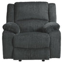 Draycoll - Dark Gray - Rocker Recliner-Washburn's Home Furnishings