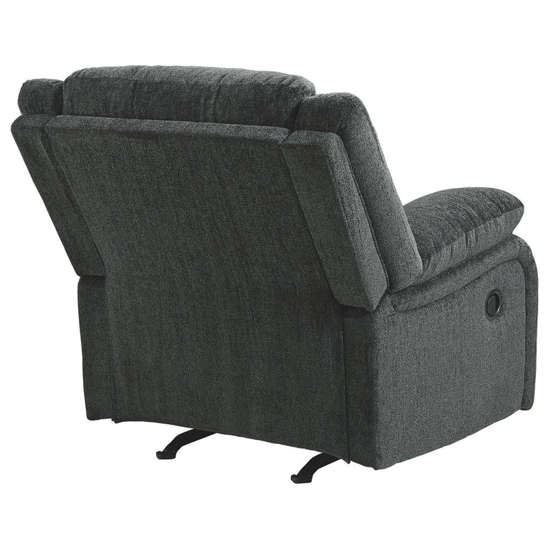 Draycoll - Dark Gray - Rocker Recliner-Washburn's Home Furnishings