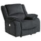 Draycoll - Slate - Power Rocker Recliner-Washburn's Home Furnishings