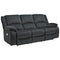 Draycoll - Slate - Reclining Power Sofa-Washburn's Home Furnishings