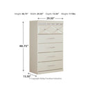 Dreamur - Champagne - Five Drawer Chest-Washburn's Home Furnishings