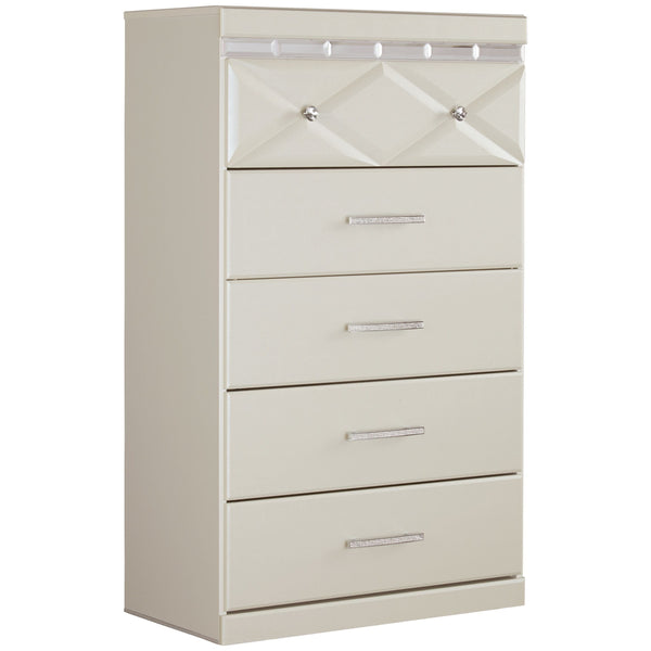 Dreamur - Champagne - Five Drawer Chest-Washburn's Home Furnishings