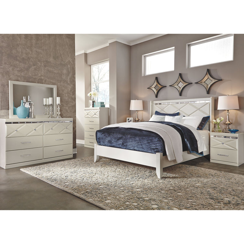 Dreamur - Champagne - Two Drawer Night Stand-Washburn's Home Furnishings