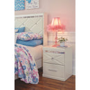 Dreamur - Champagne - Two Drawer Night Stand-Washburn's Home Furnishings