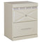 Dreamur - Champagne - Two Drawer Night Stand-Washburn's Home Furnishings