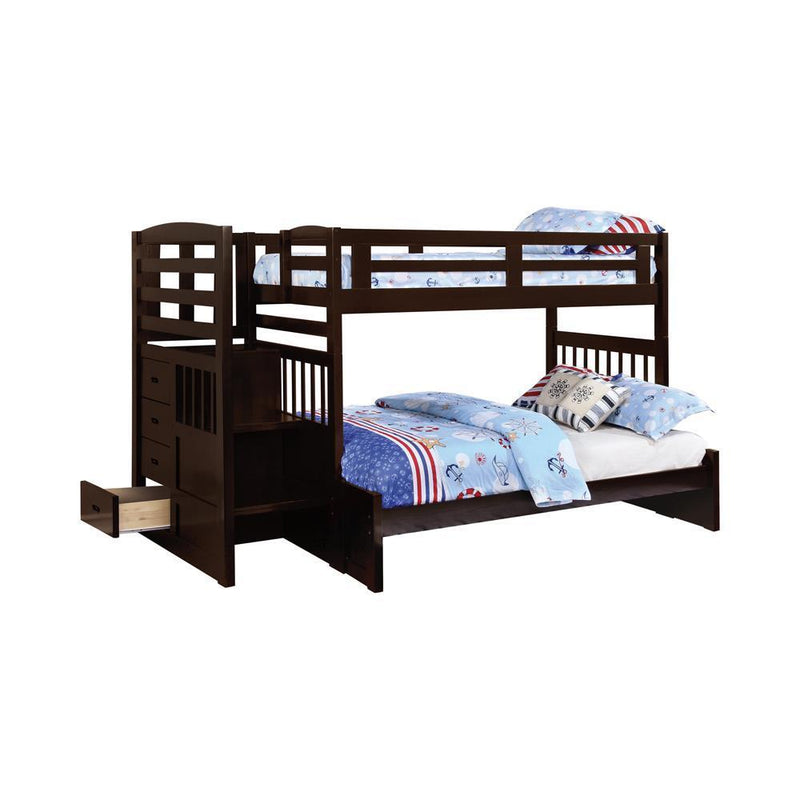 Dublin Bunk Bed - Twin Over Full Bunk Bed-Washburn's Home Furnishings