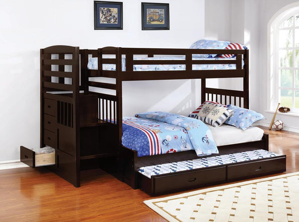 Dublin Bunk Bed - Twin Over Full Bunk Bed-Washburn's Home Furnishings